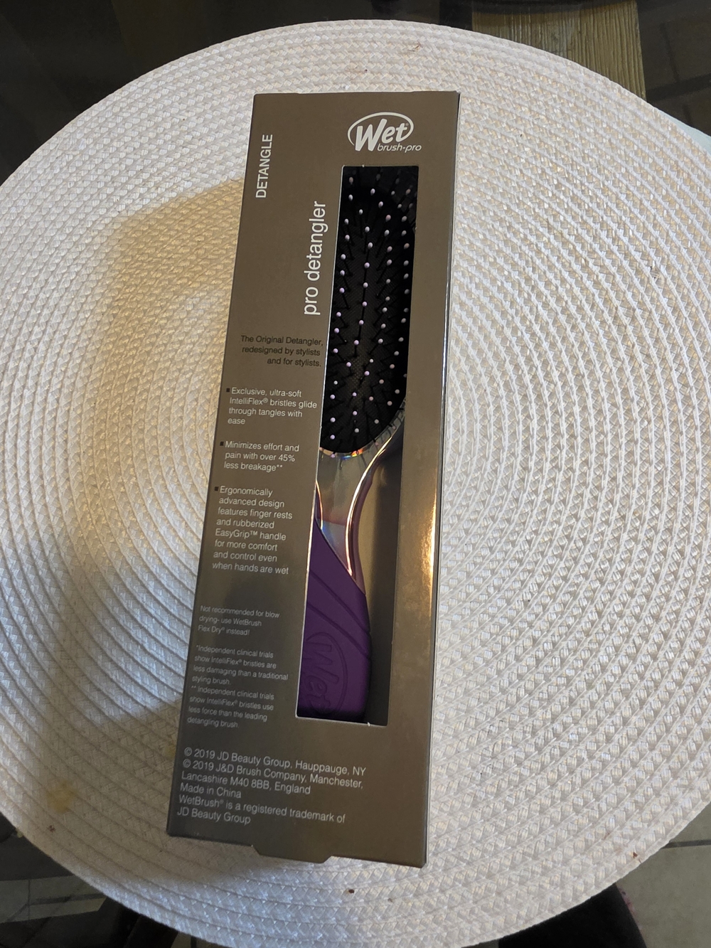 Detangler Hair Brush - Purple